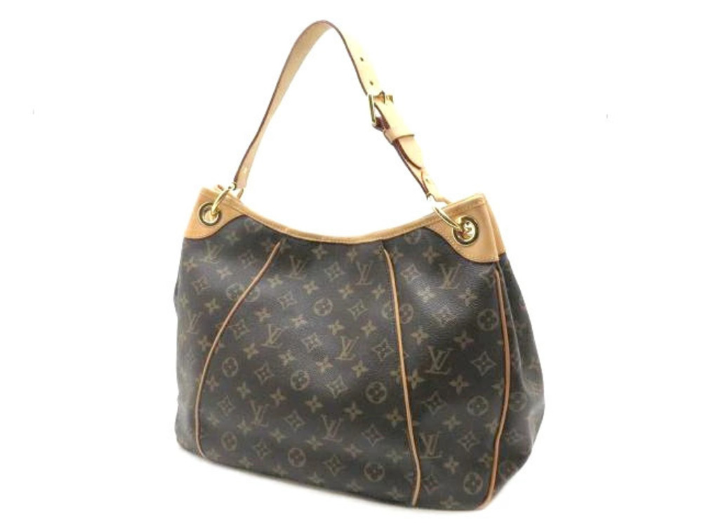 Louis Vuitton Galliera Shoulder Monogram Bag Brown